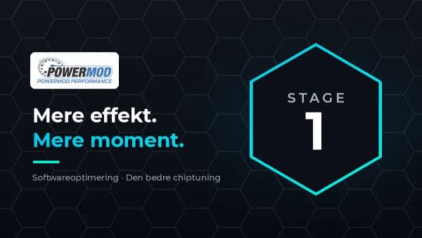 PowerMod Stage 1 – softwareoptimering